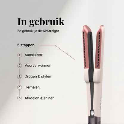 La-Nou - Airstraight zachtroze met roségoud