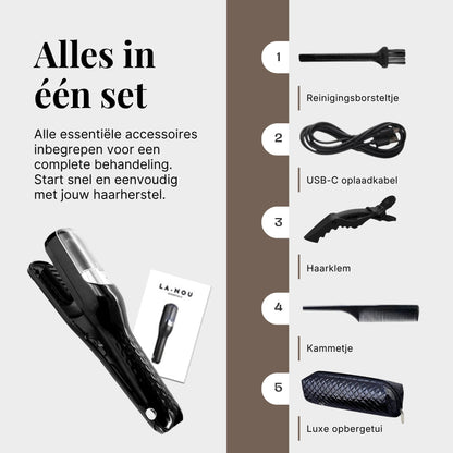 La-Nou Split-Ender - Zwart
