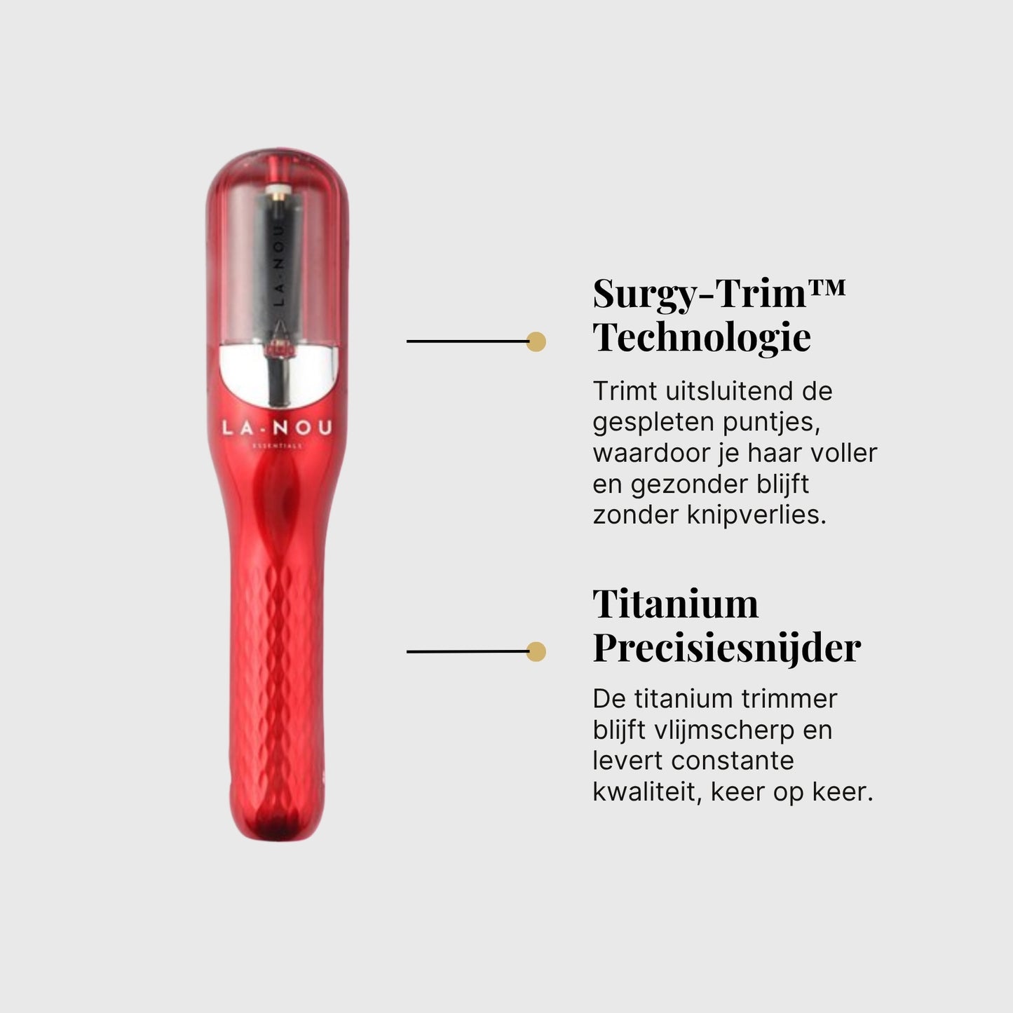 La-Nou Split-Ender - Rood