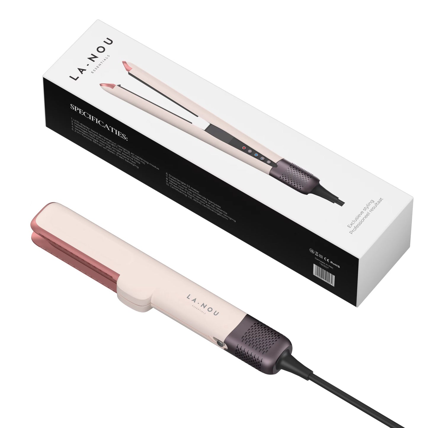 La-Nou - Airstraight zachtroze met roségoud